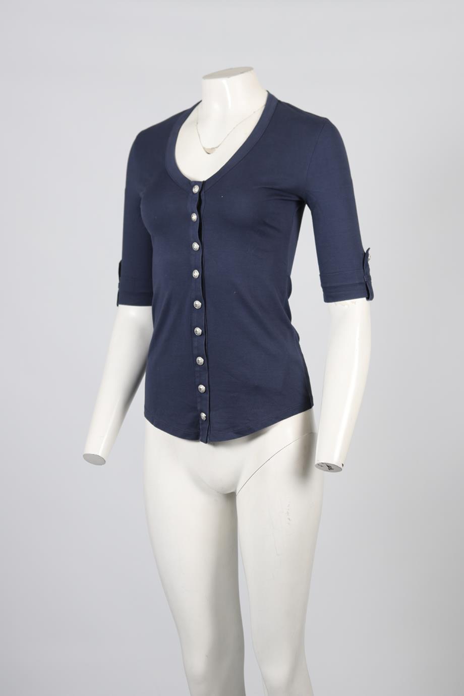 BALMAIN COTTON TOP FR 36 UK 8