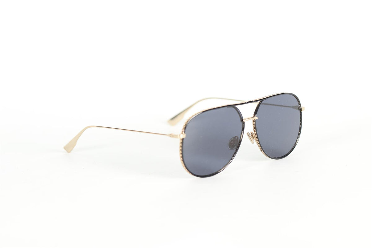 CHRISTIAN DIOR ROUND FRAME METAL SUNGLASSES