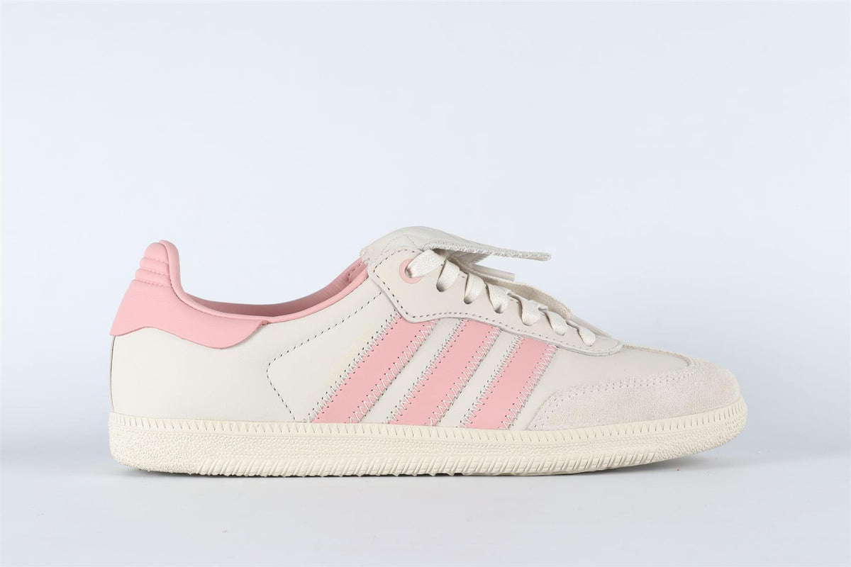 ADIDAS + PHARRELL WILLIAMS HUMANRACE GREY SAMBA ALUMINIUM WONDER MAUVE SNEAKERS EU 40 2/3 UK 7 US 7.5