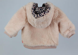 BILLIEBLUSH BABY GIRLS FAUX FUR JACKET 12 MONTHS