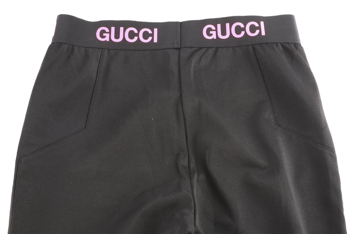 GUCCI BLACK JERSEY SHORTS MEDIUM