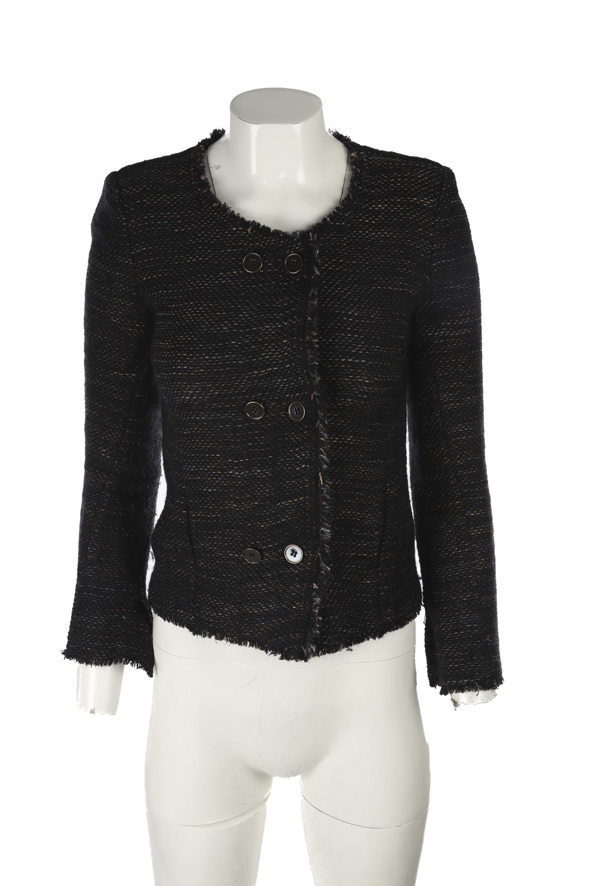 ISABEL MARANT NAVY WOOL JACKET FR 36 UK 8