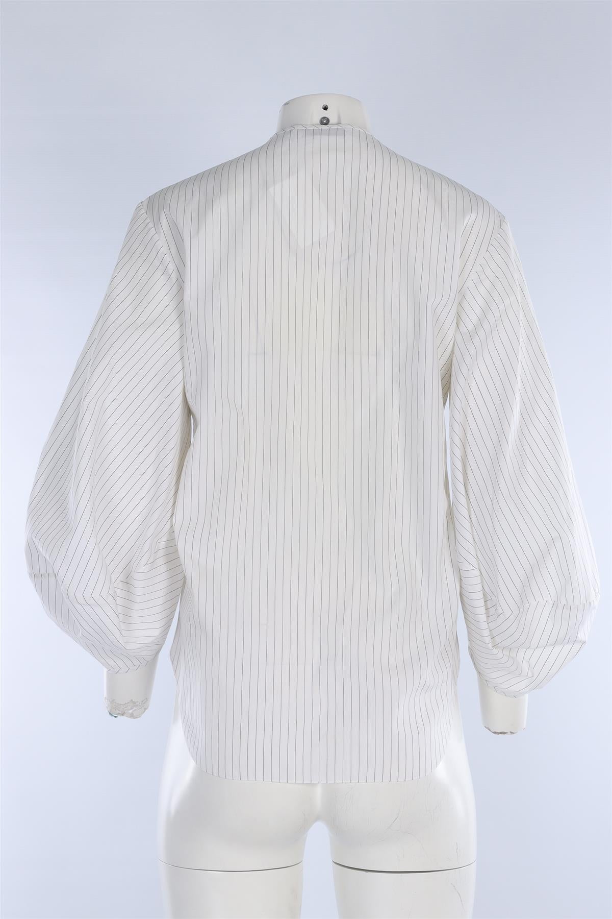 CHRISTIAN DIOR WHITE COTTON SHIRT FR 36 UK 8