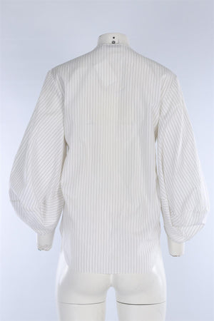 CHRISTIAN DIOR WHITE COTTON SHIRT FR 36 UK 8