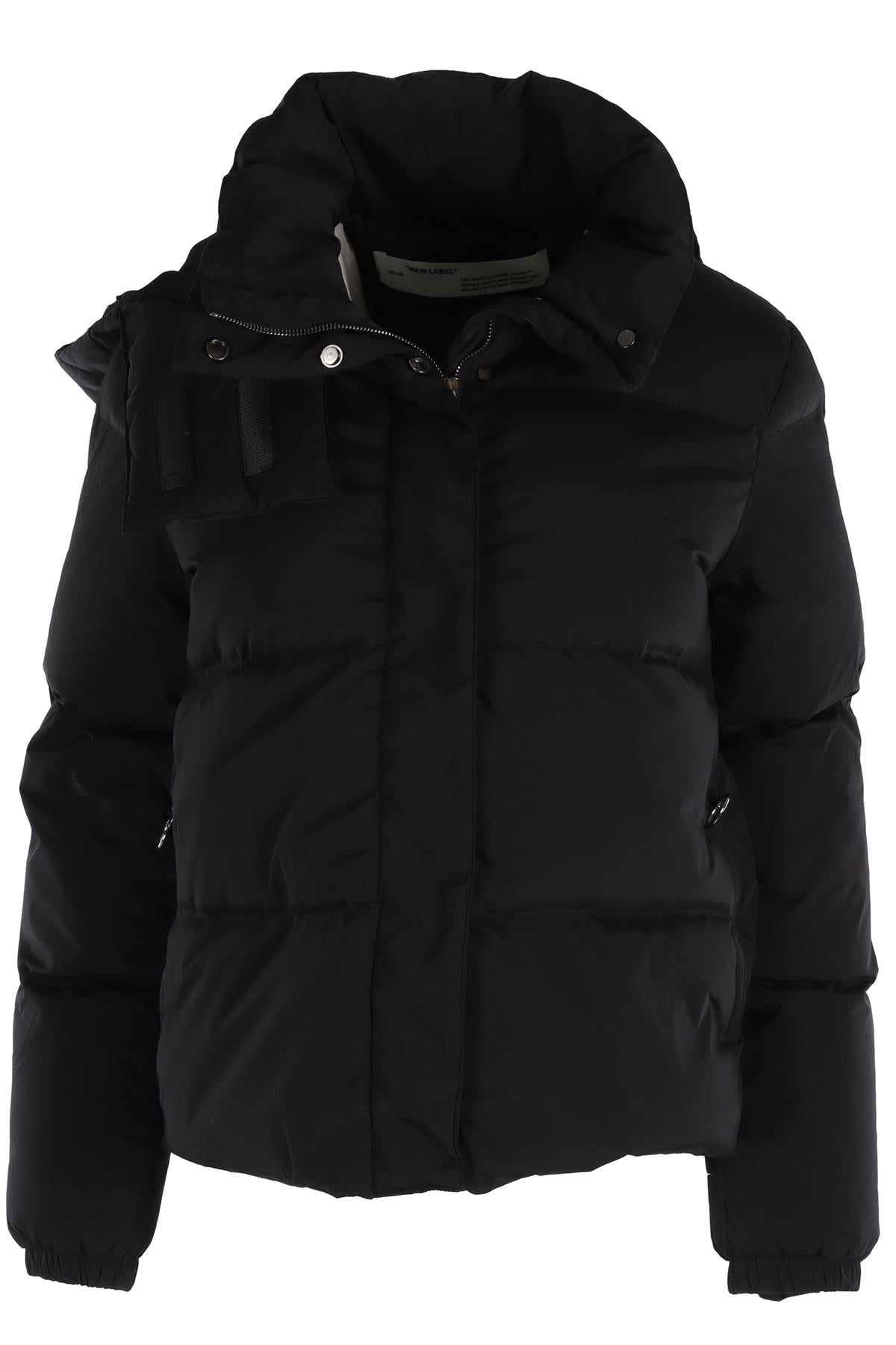 OFF-WHITE BLACK SHELL JACKET IT 38 UK 6
