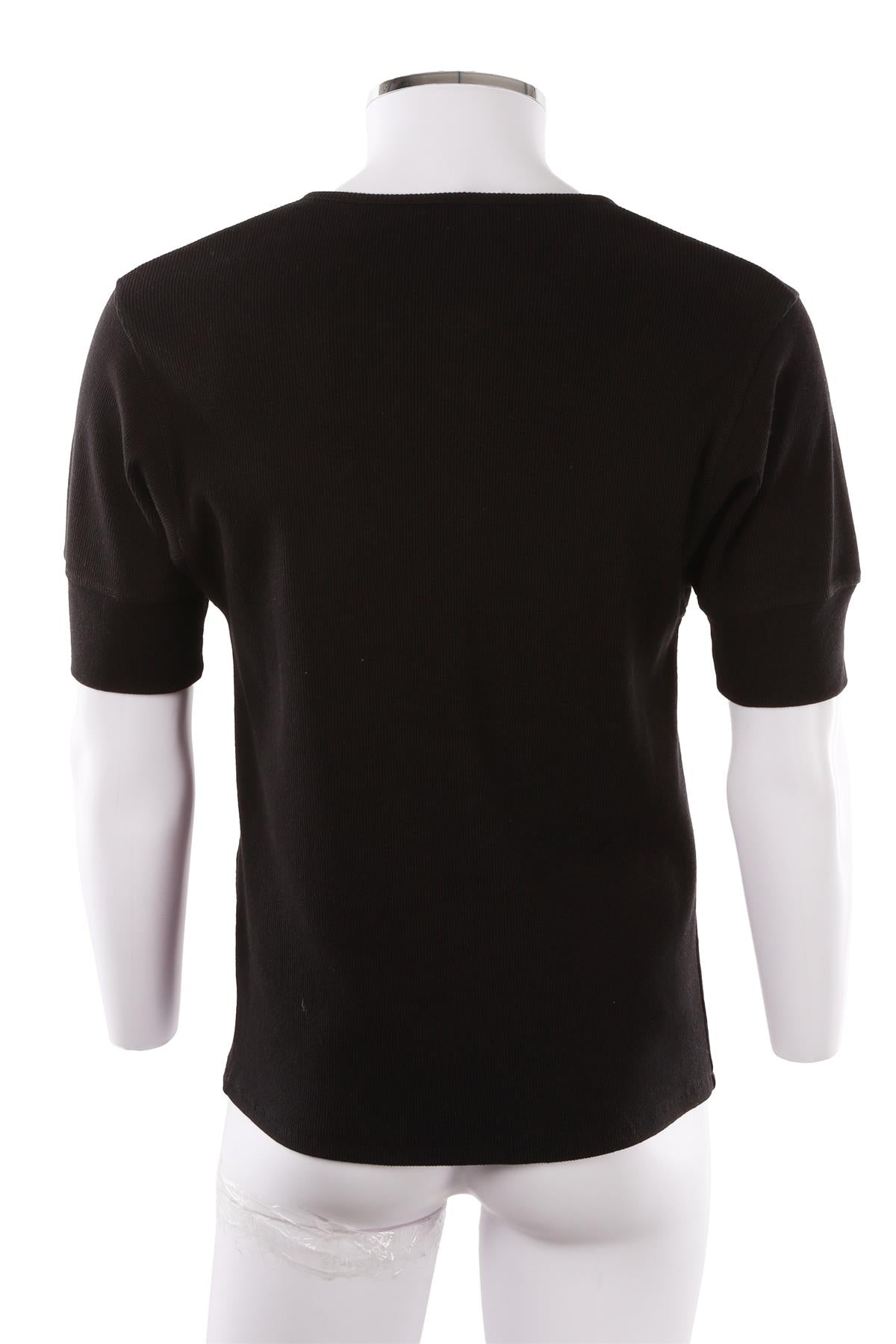 BLACK MEN'S COTTON TOP