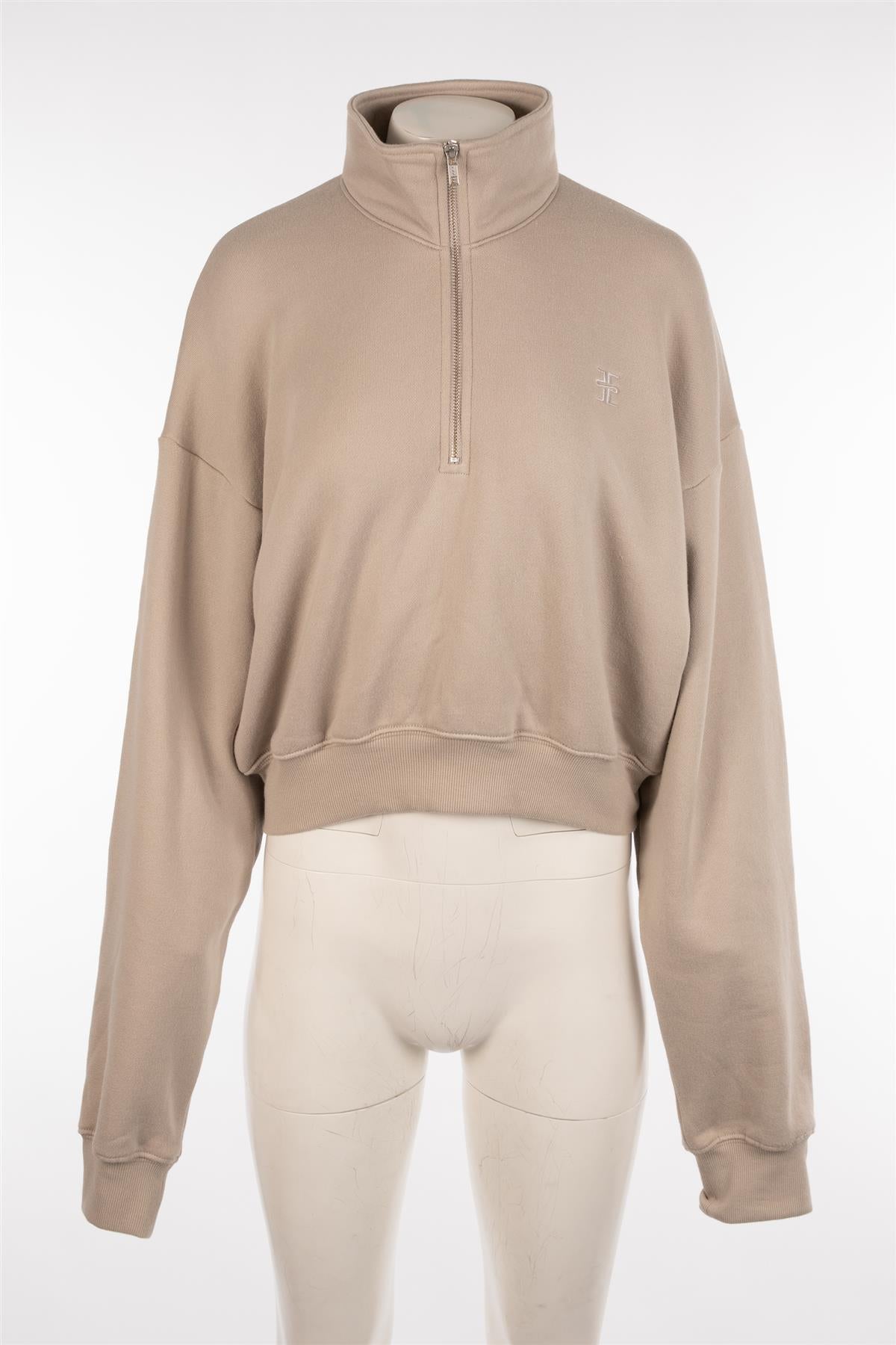 ETERNE GREY COTTON SWEATSHIRT LARGE