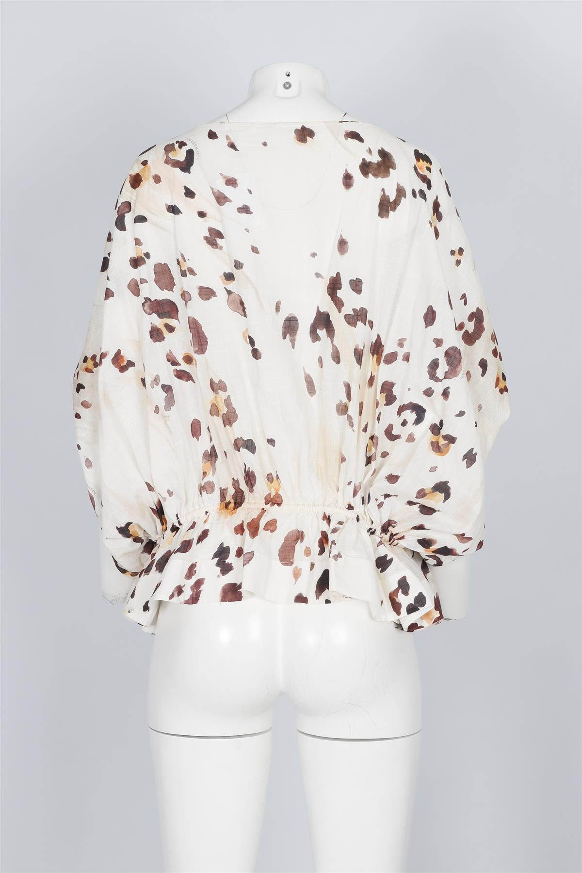ZIMMERMANN CREAM COTTON TOP UK 12