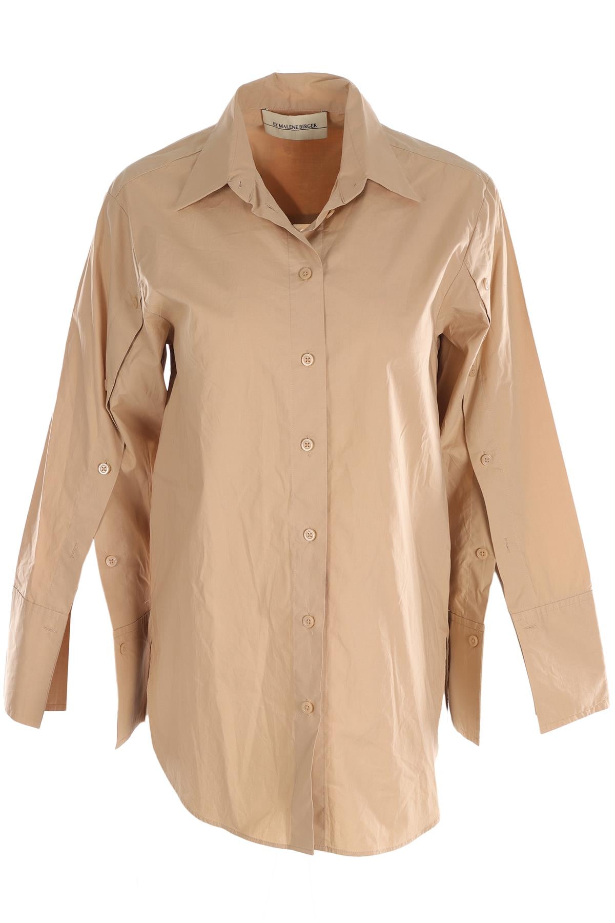 BY MARLENE BIRGER BEIGE COTTON SHIRT DE 34 UK 6