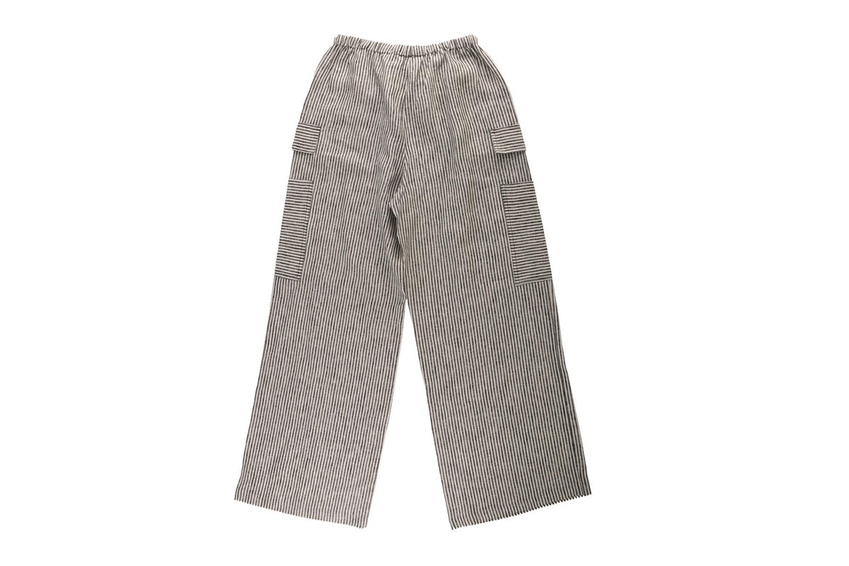 REFORMATION BLACK LINEN WIDE LEG PANTS SMALL