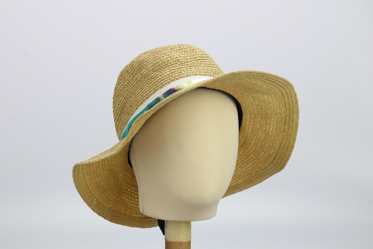 MAISON MICHEL STRAW HAT MEDIUM