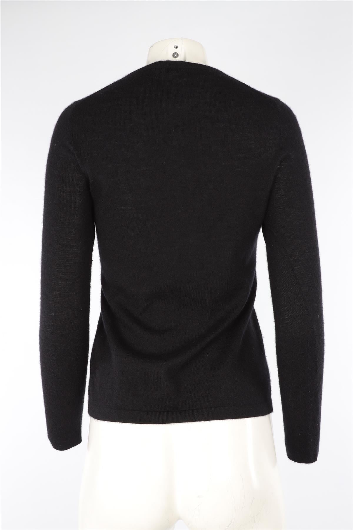 NEIMAN MARCUS BLACK CASHMERE SWEATER SMALL