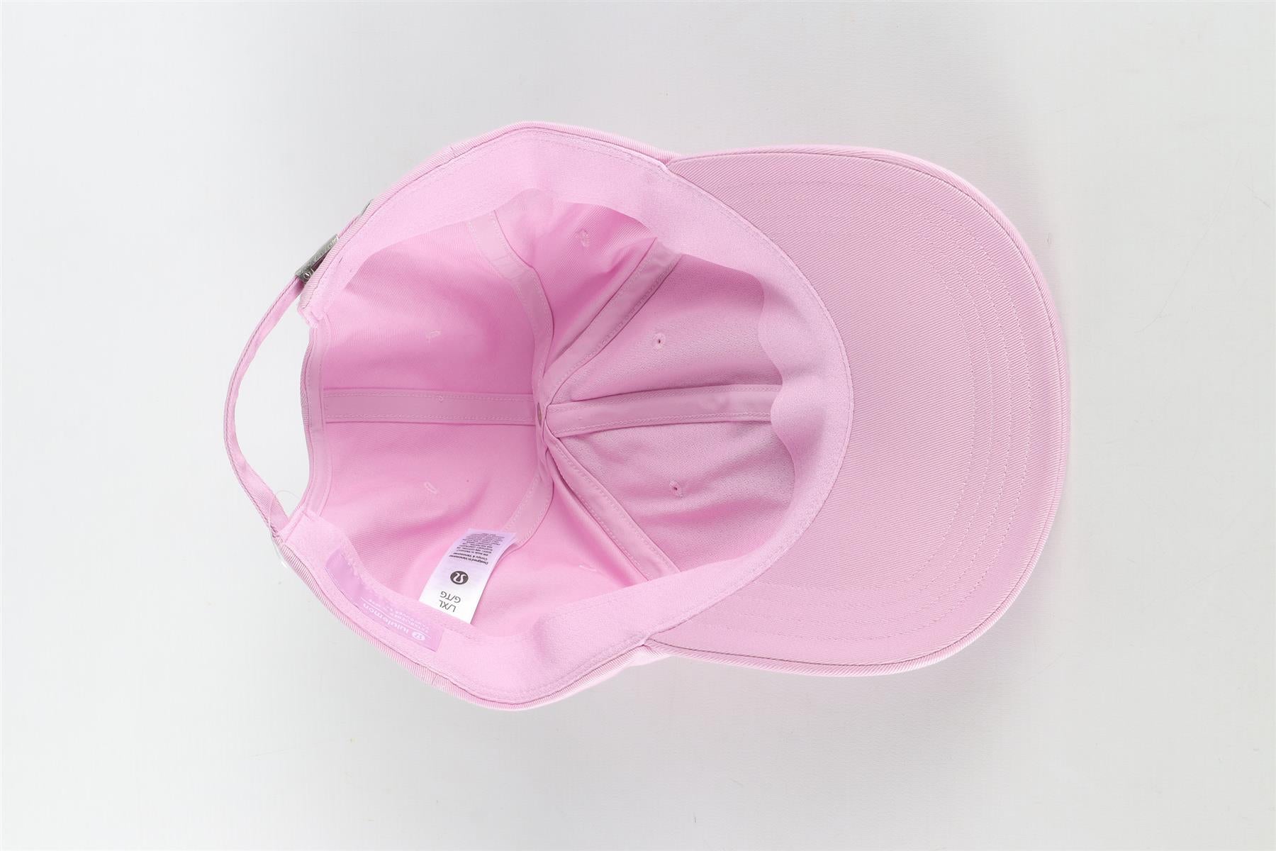 LULULEMON PINK COTTON BASEBALL CAP LARGE/XLARGE