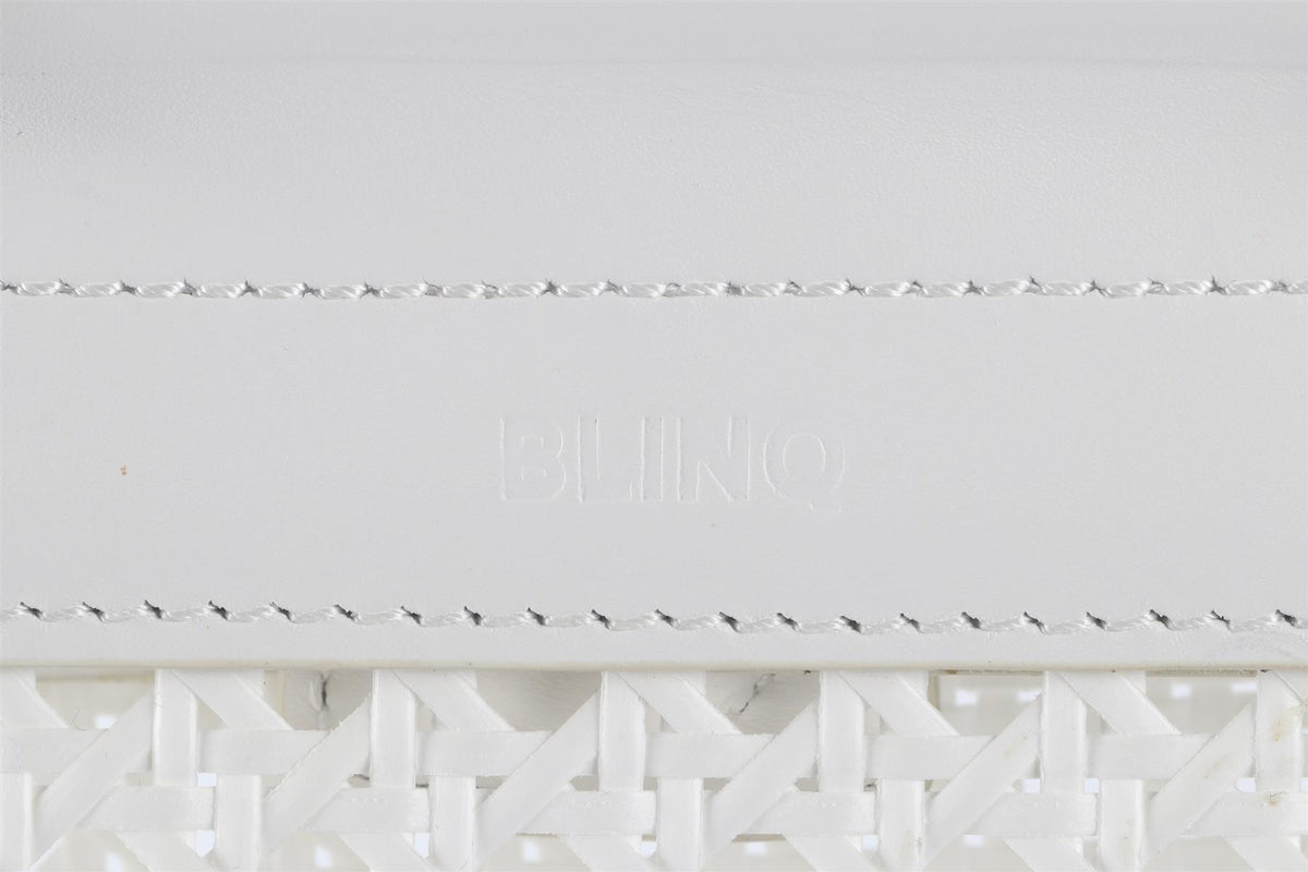 BLINQ WHITE LEATHER HANDBAG