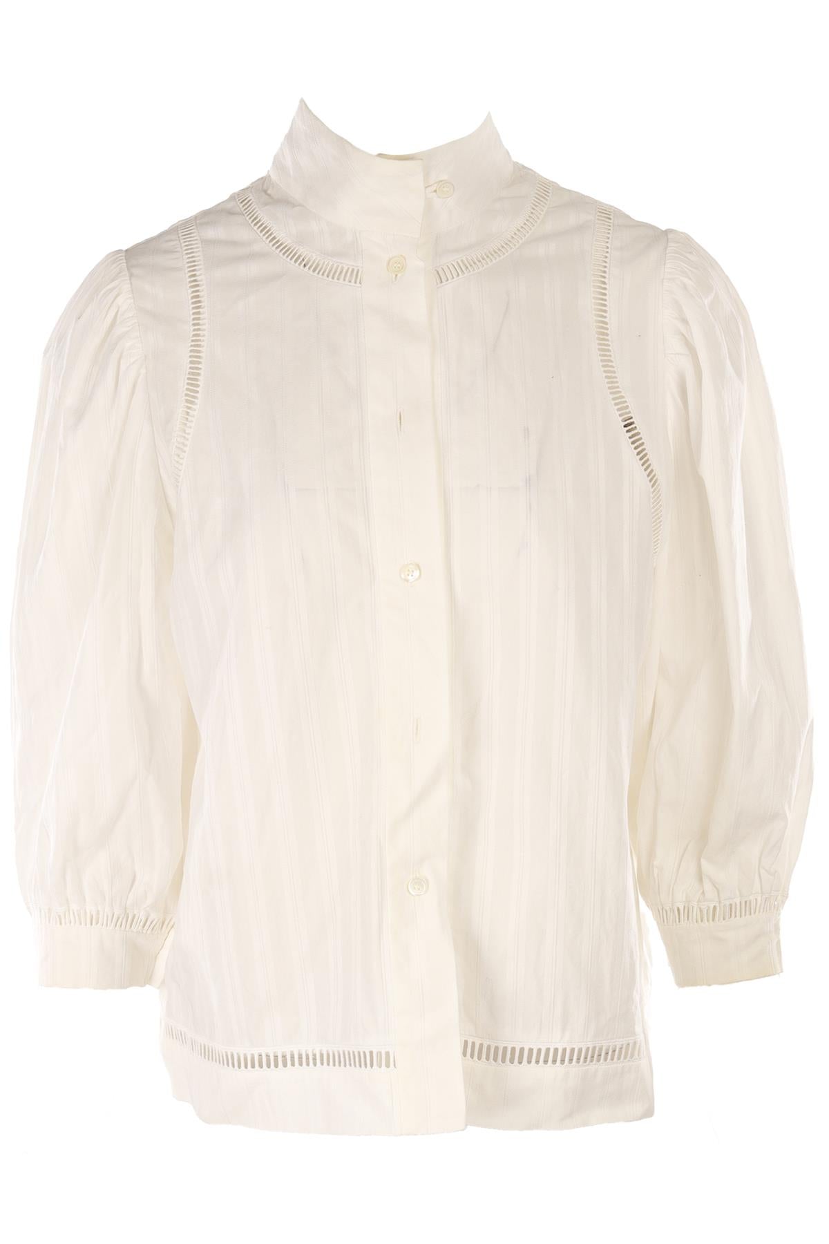 LOEWE WHITE COTTON TOP FR 36 UK 8