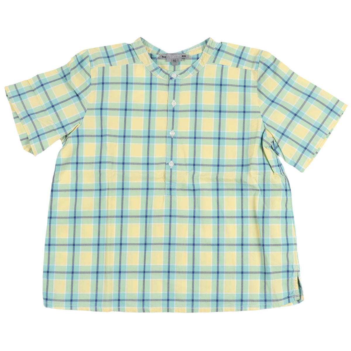 BONPOINT YELLOW KIDS BOYS SHIRT 10 YEARS