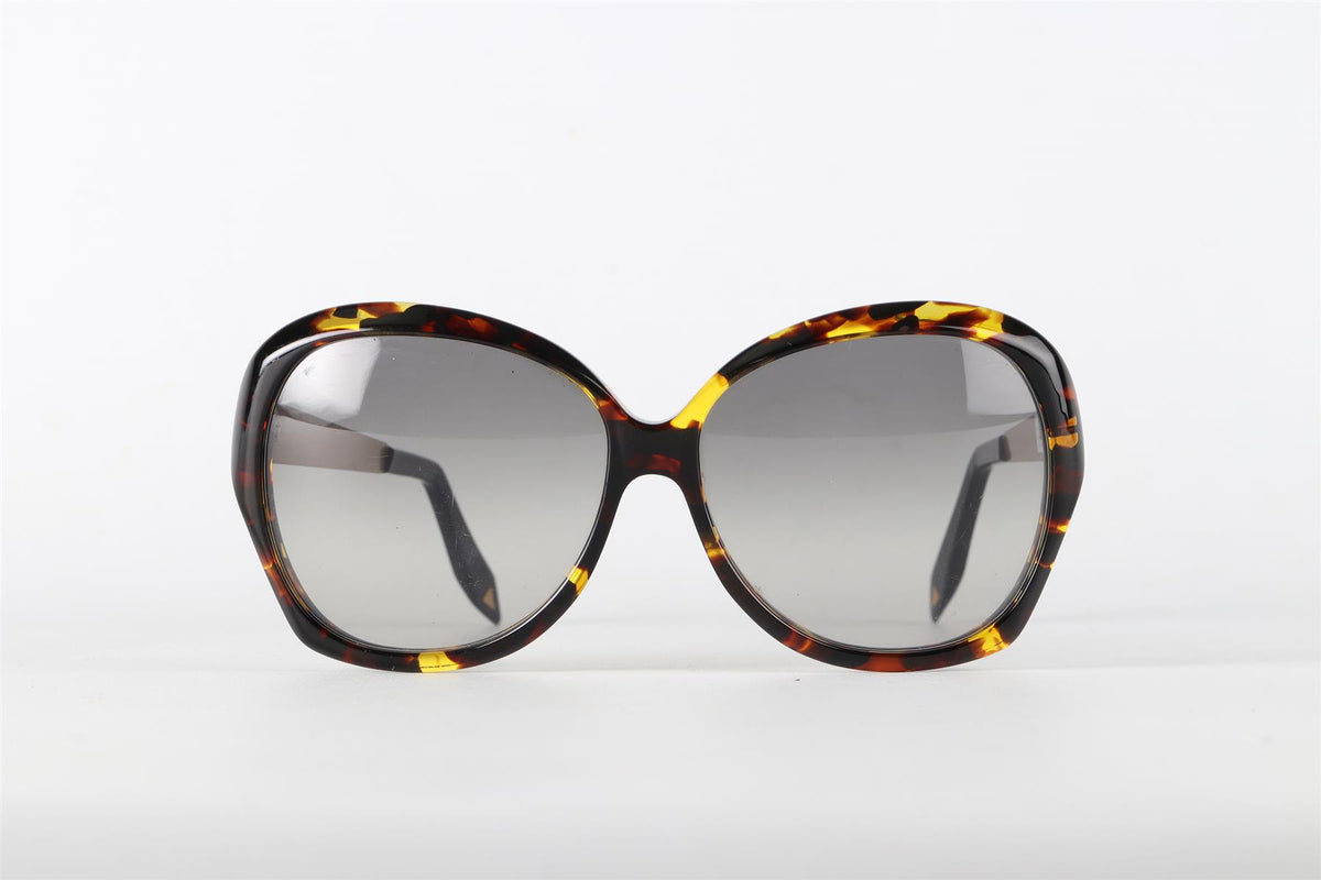 VICTORIA BECKHAM ROUND FRAME ACETATE SUNGLASSES ONE SIZE