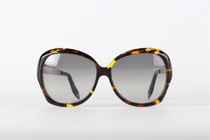 VICTORIA BECKHAM ROUND FRAME ACETATE SUNGLASSES ONE SIZE
