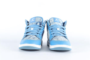 NIKE KIDS BOYS JORDAN 1 MID WASHED DENIM SNEAKERS EU 32 UK 13.5 US 1