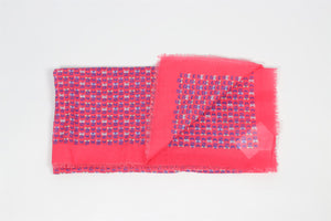 FENDI PINK COTTON SCARF