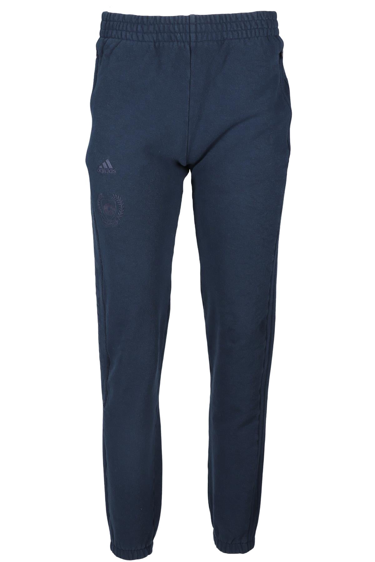 YEEZY NAVY COTTON TRACK PANTS MEDIUM
