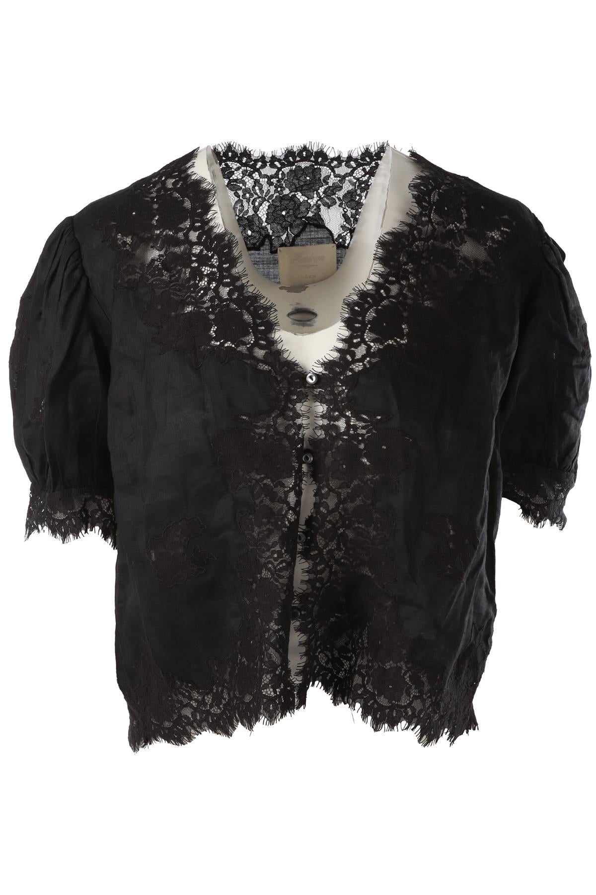 DOEN BLACK COTTON TOP MEDIUM