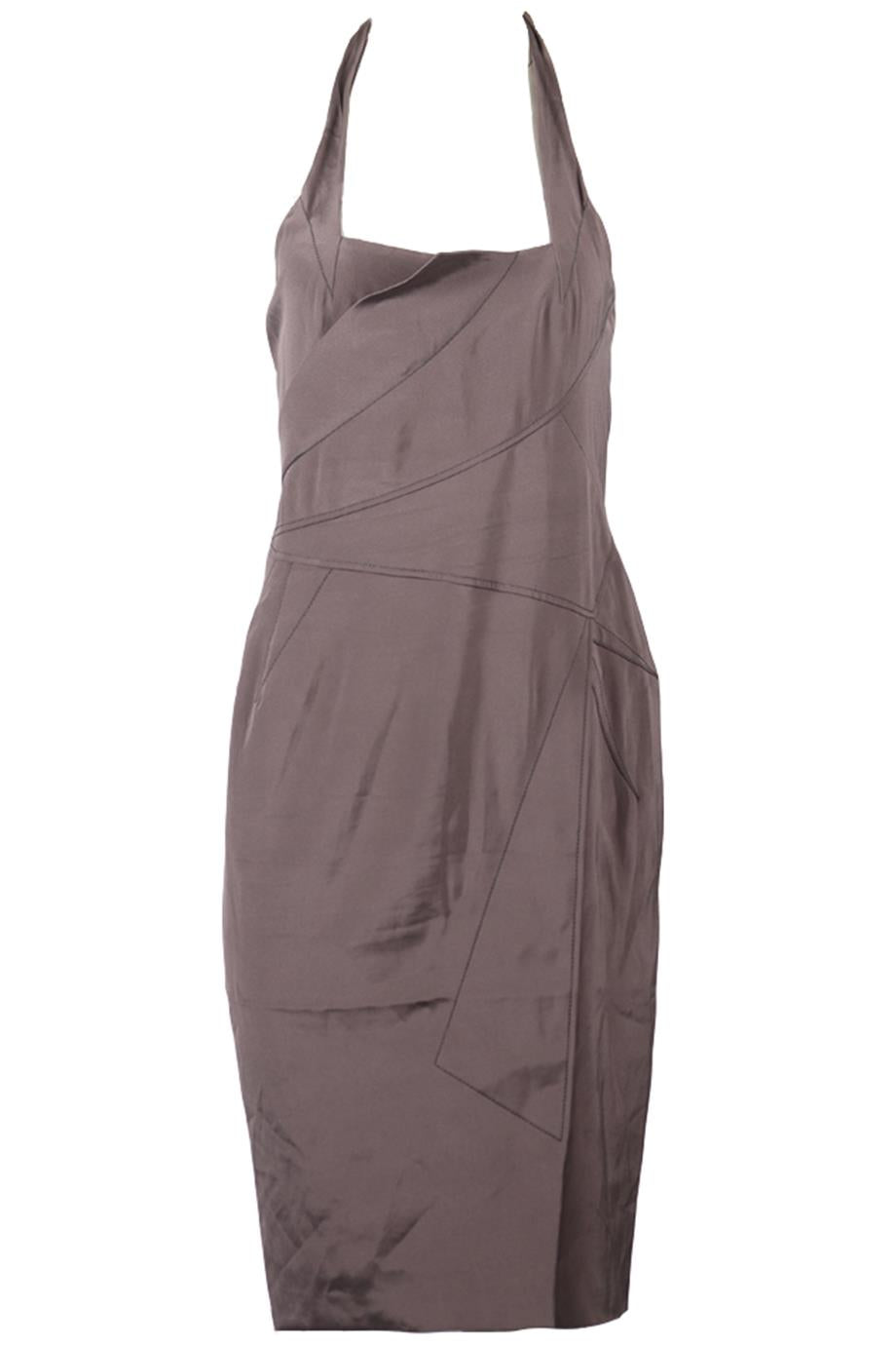 ZAC POSEN SILK BLEND MINI DRESS US 6 UK 10