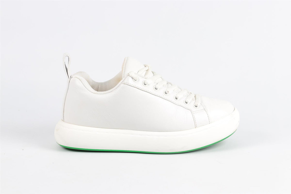 BOTTEGA VENETA WHITE PILLOW LEATHER SNEAKERS EU 39 UK 6 US 9
