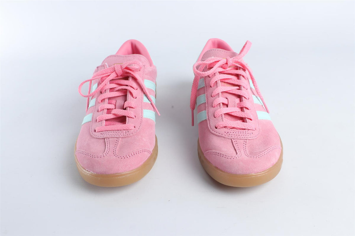 ADIDAS PINK HAMBURG 'BLISS PINK SEMI FLASH AQUA' SNEAKERS EU 38 UK 5 US 6.5