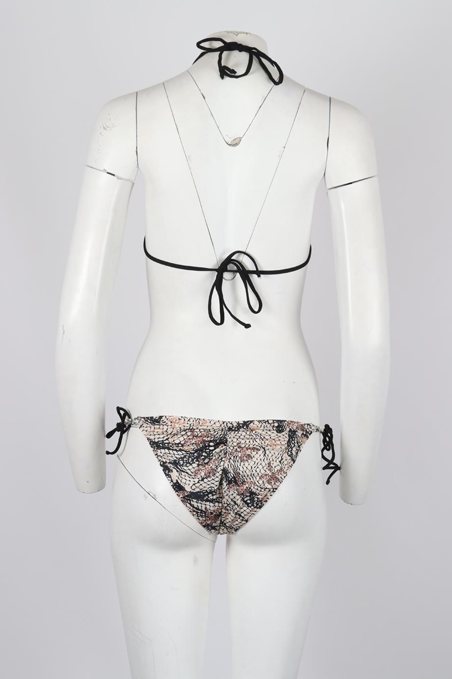 PRINTED TRIANGLE BIKINI