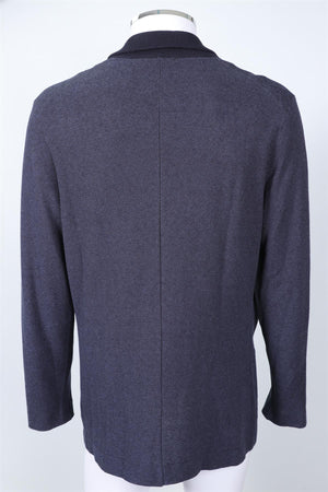 LORO PIANA BLUE MEN'S CASHMERE BLAZER IT 56 UK 46