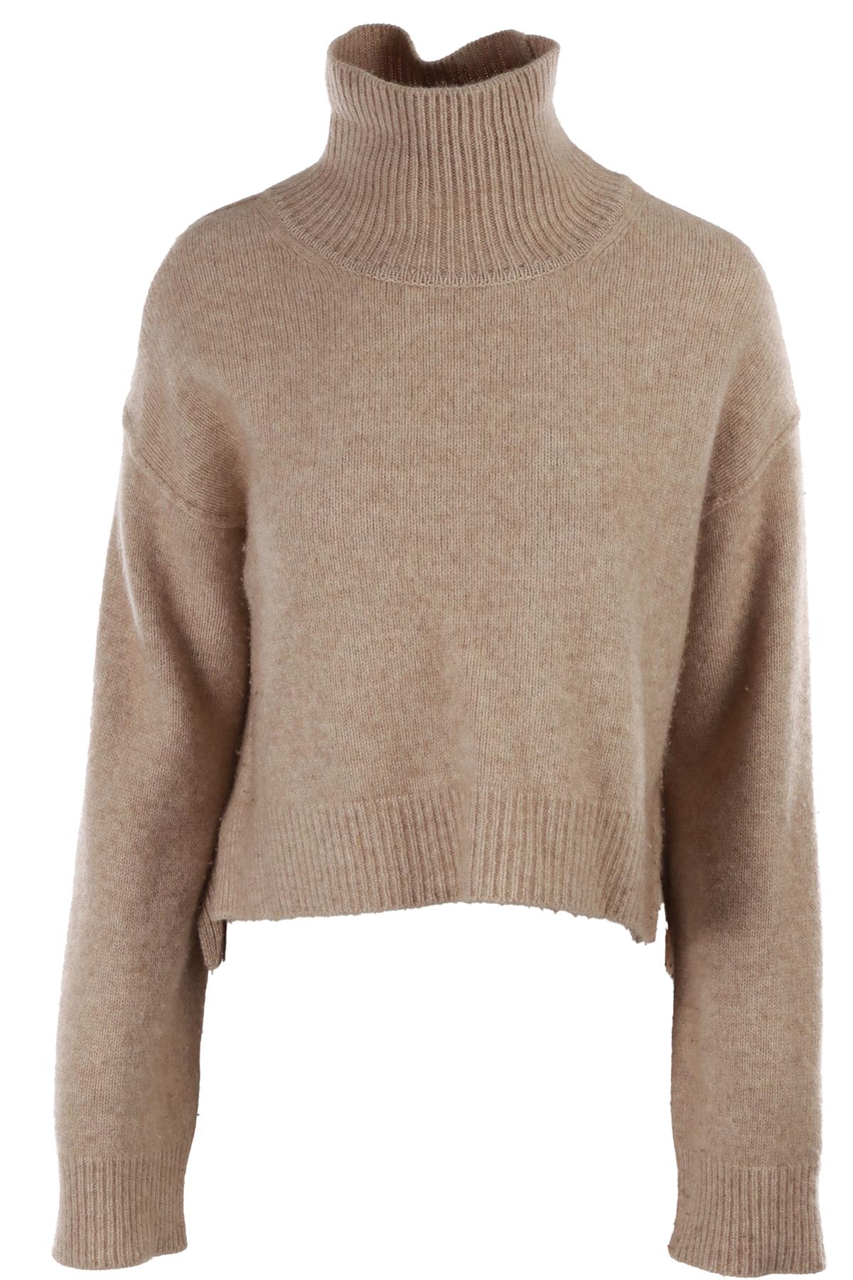 BEIGE CASHMERE SWEATER