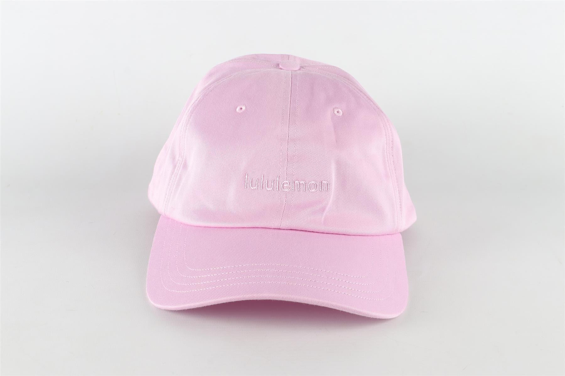 LULULEMON PINK COTTON BASEBALL CAP LARGE/XLARGE