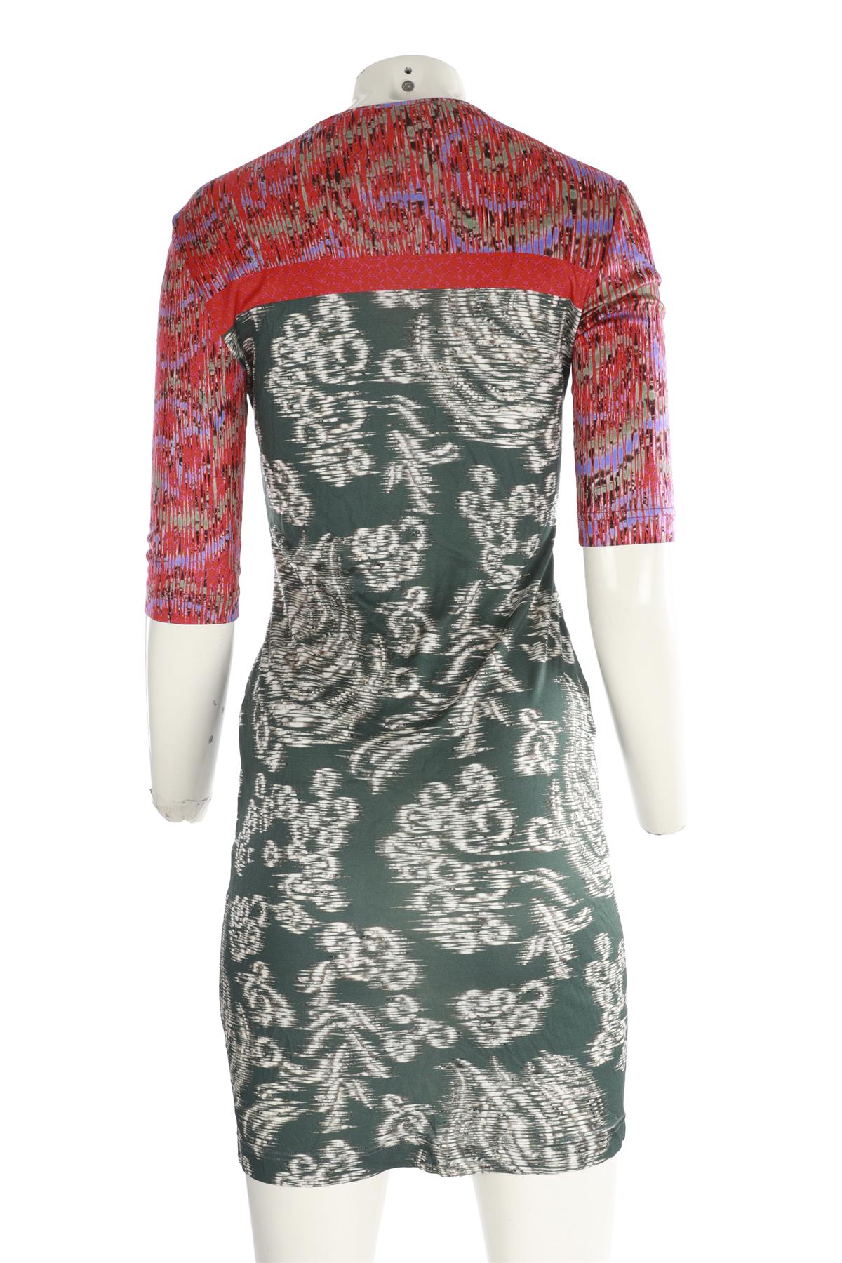 PETER PILOTTO MULTI SILK MINI DRESS UK 8