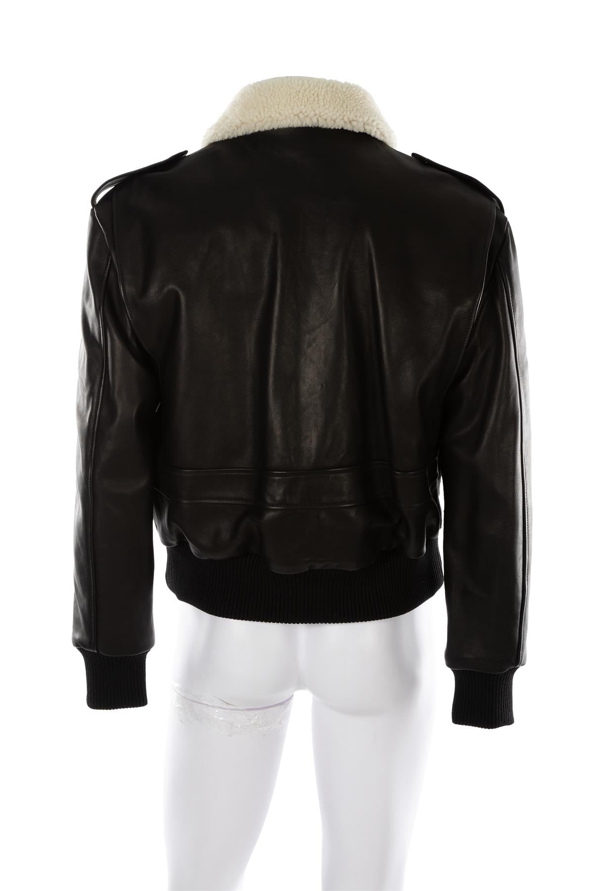 GIULIVA HERITAGE BLACK MEN'S LEATHER JACKET IT 48