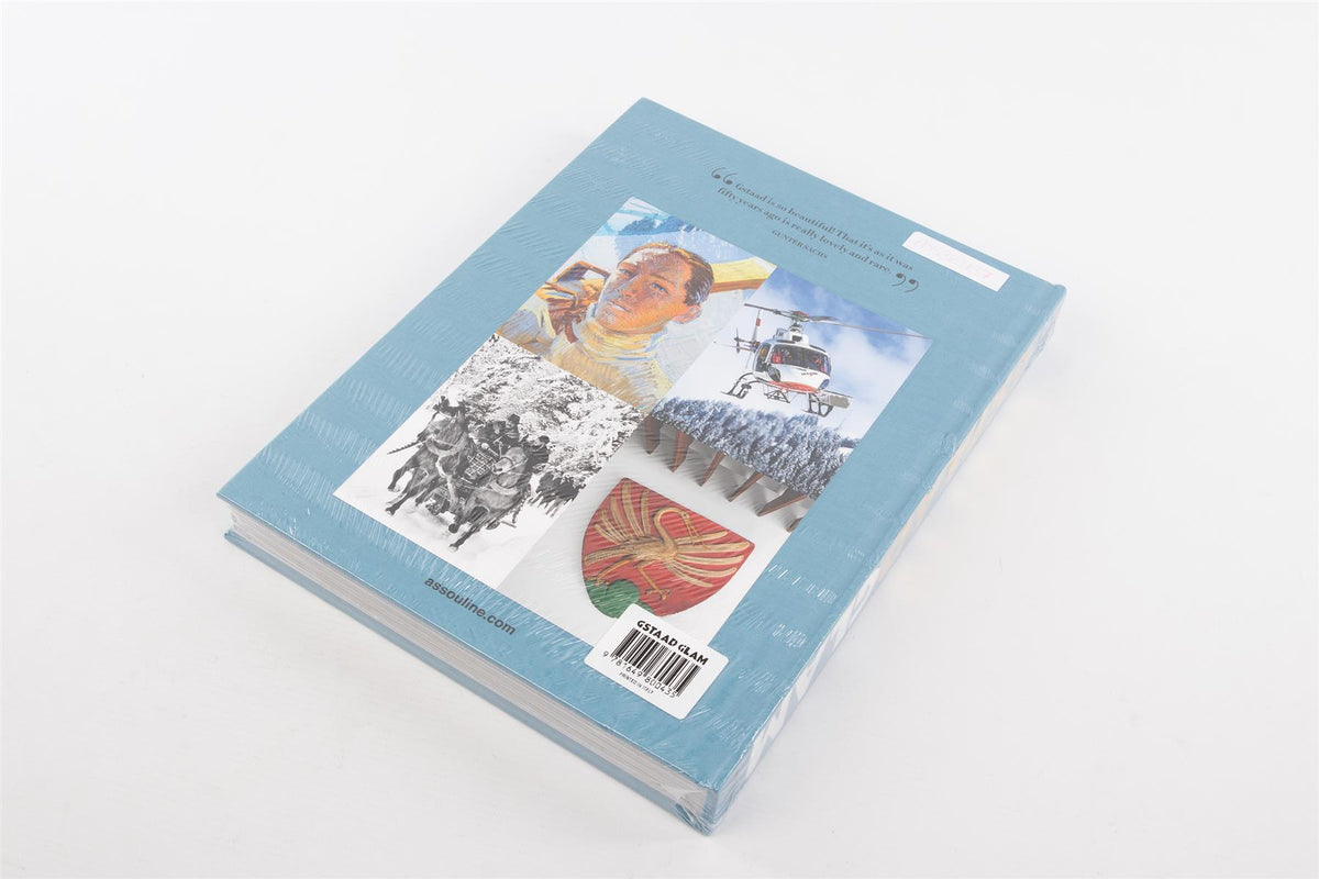 ASSOULINE BLUE GSTAAD HARDCOVER BOOK