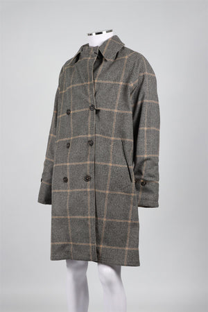 MACKINTOSH GREY MEN'S WOOL COAT UK 42