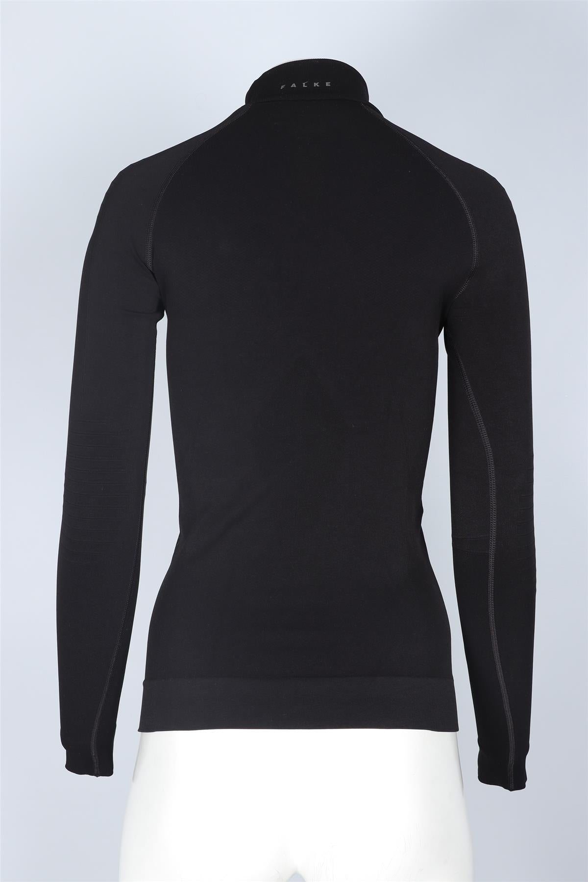FALKE BLACK KNIT TOP SMALL