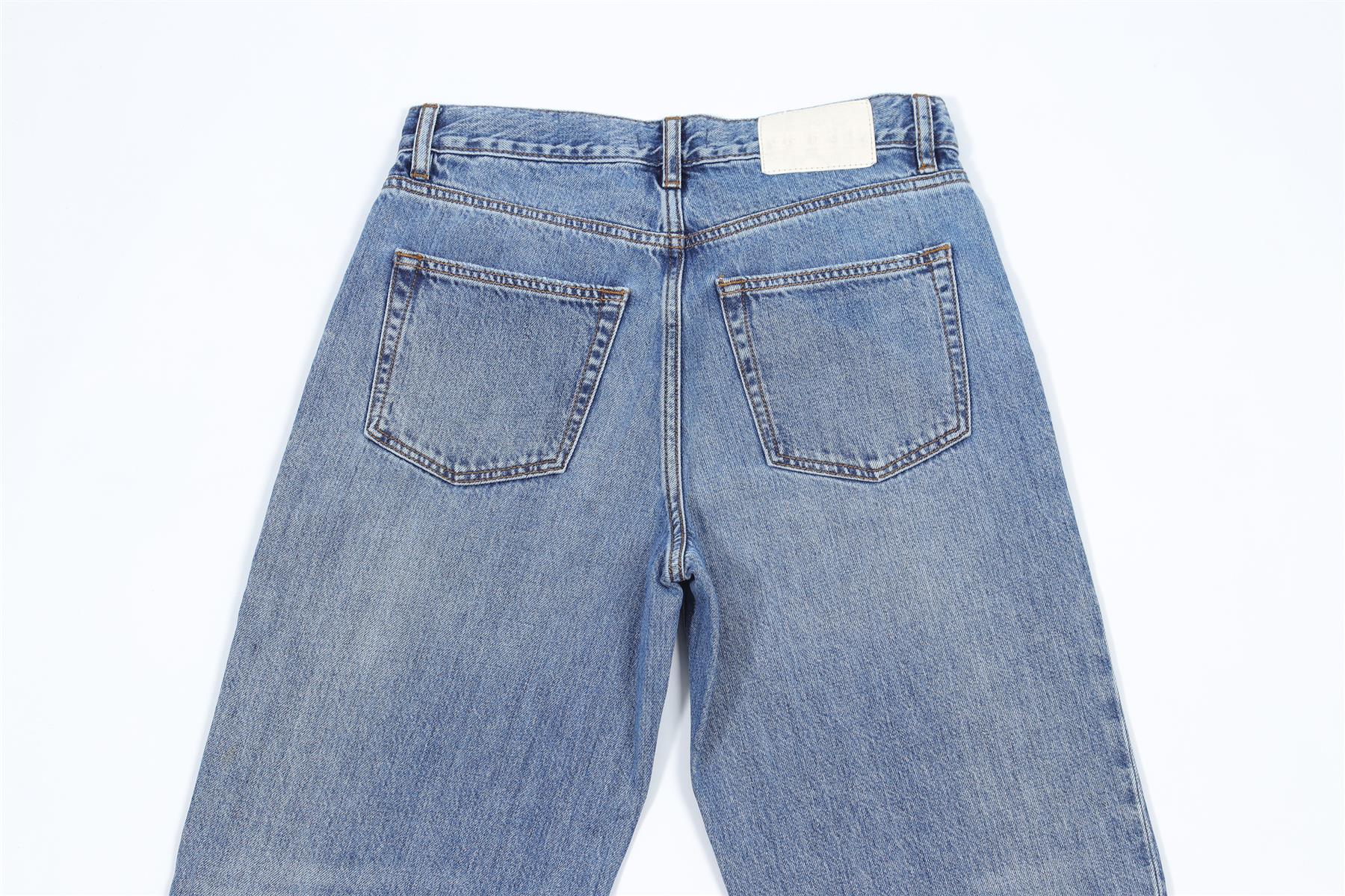 GRLFRND BLUE DENIM JEANS W24 UK 6