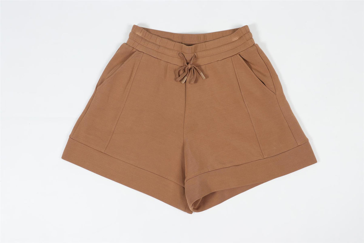 VARLEY BROWN JERSEY SHORTS MEDIUM
