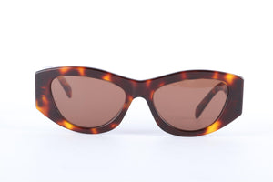 CELINE BROWN TRIOMPHE ACETATE SUNGLASSES