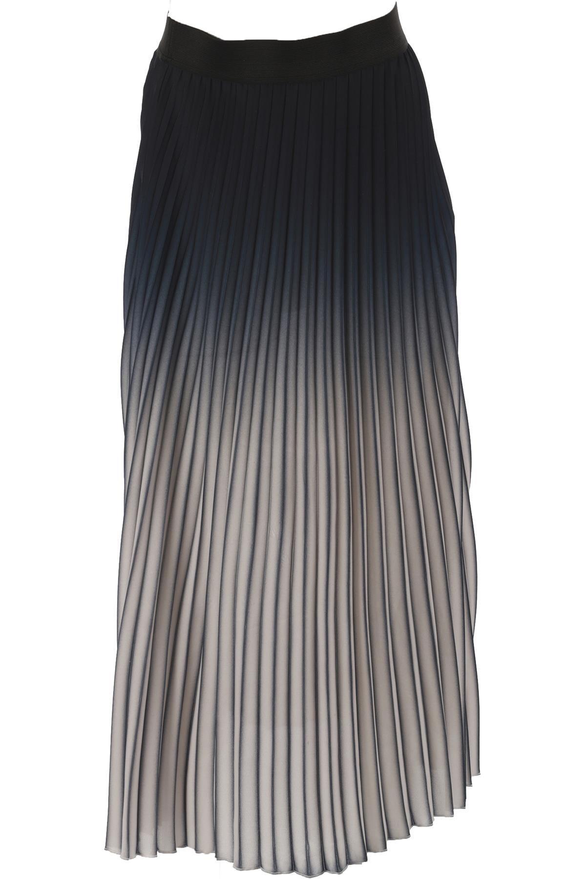 MAJE BLUE CREPE MAXI SKIRT UK 8