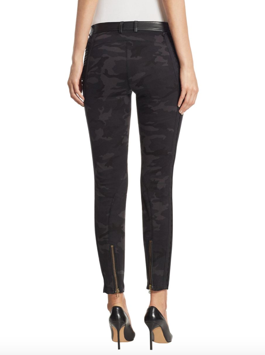 FAITH CONNEXION CAMO LACE UP LEGGINGS FR 36 UK 8