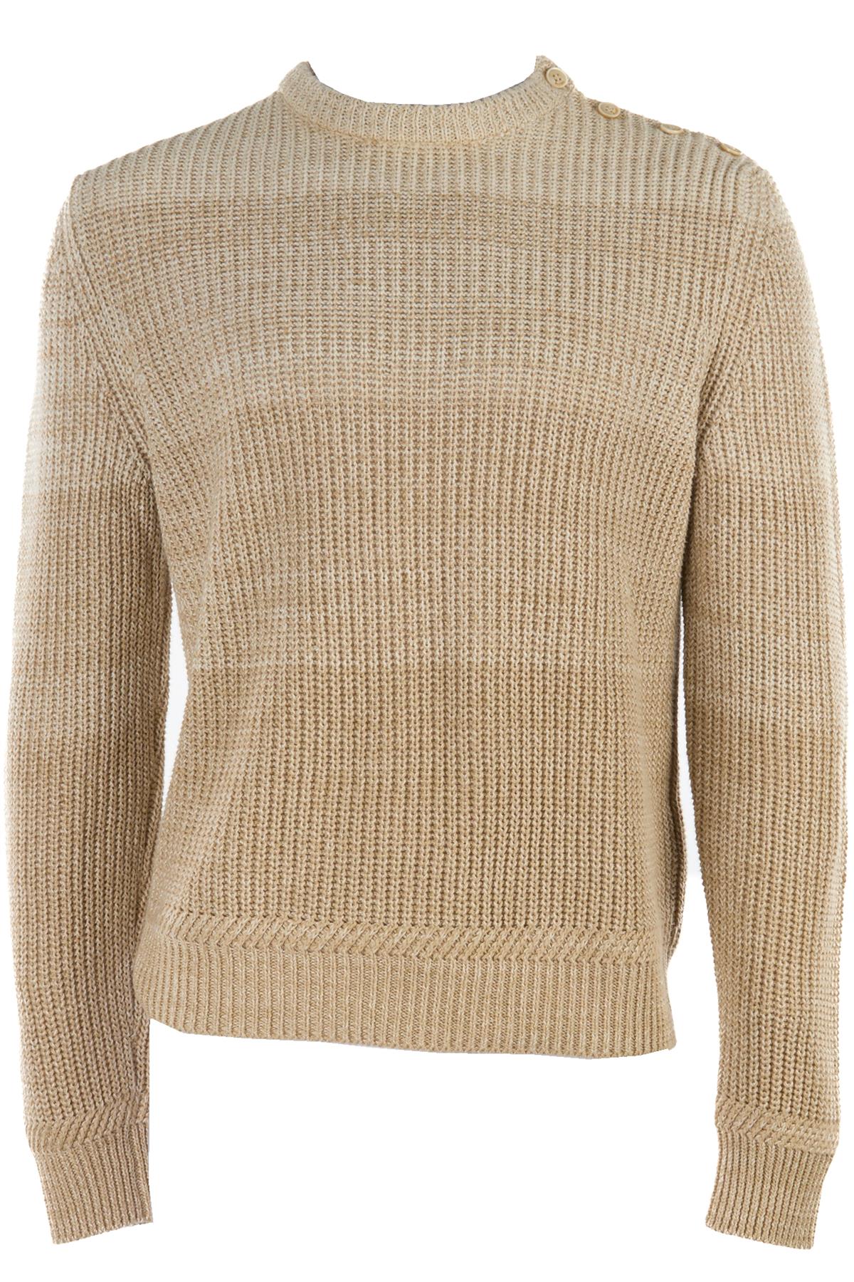BERLUTI BEIGE MEN'S LINEN SWEATER UK/US 38 FR 48 IT 48