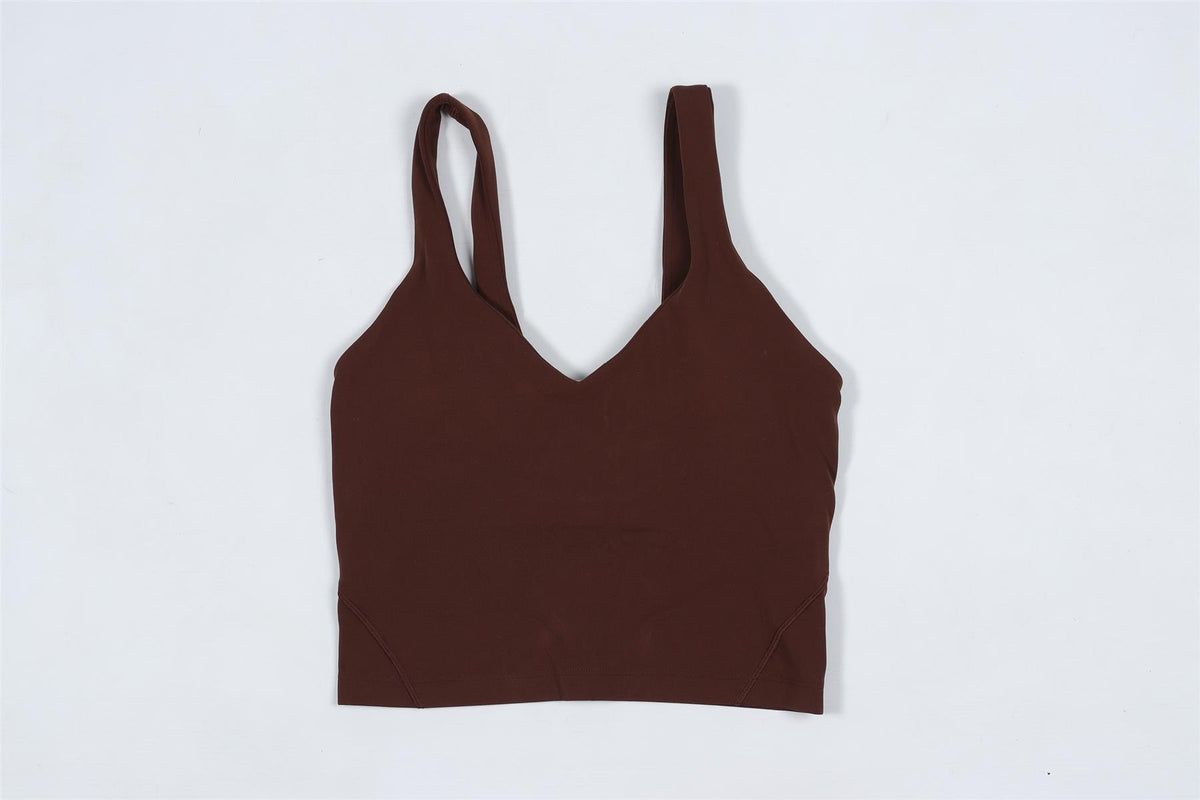 LULULEMON BROWN SPORTS BRA US 4 UK 8