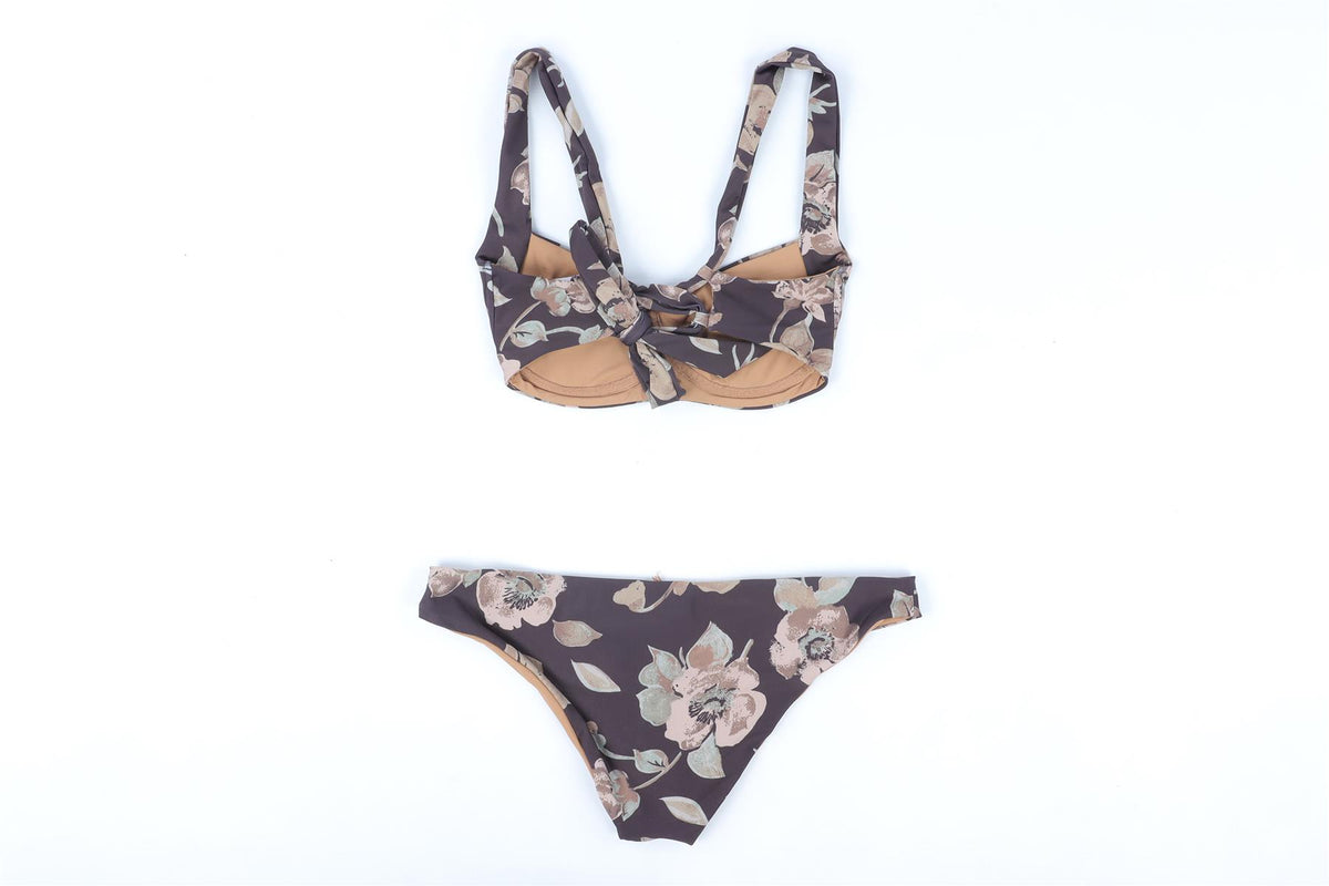 L SPACE BROWN BIKINI LARGE
