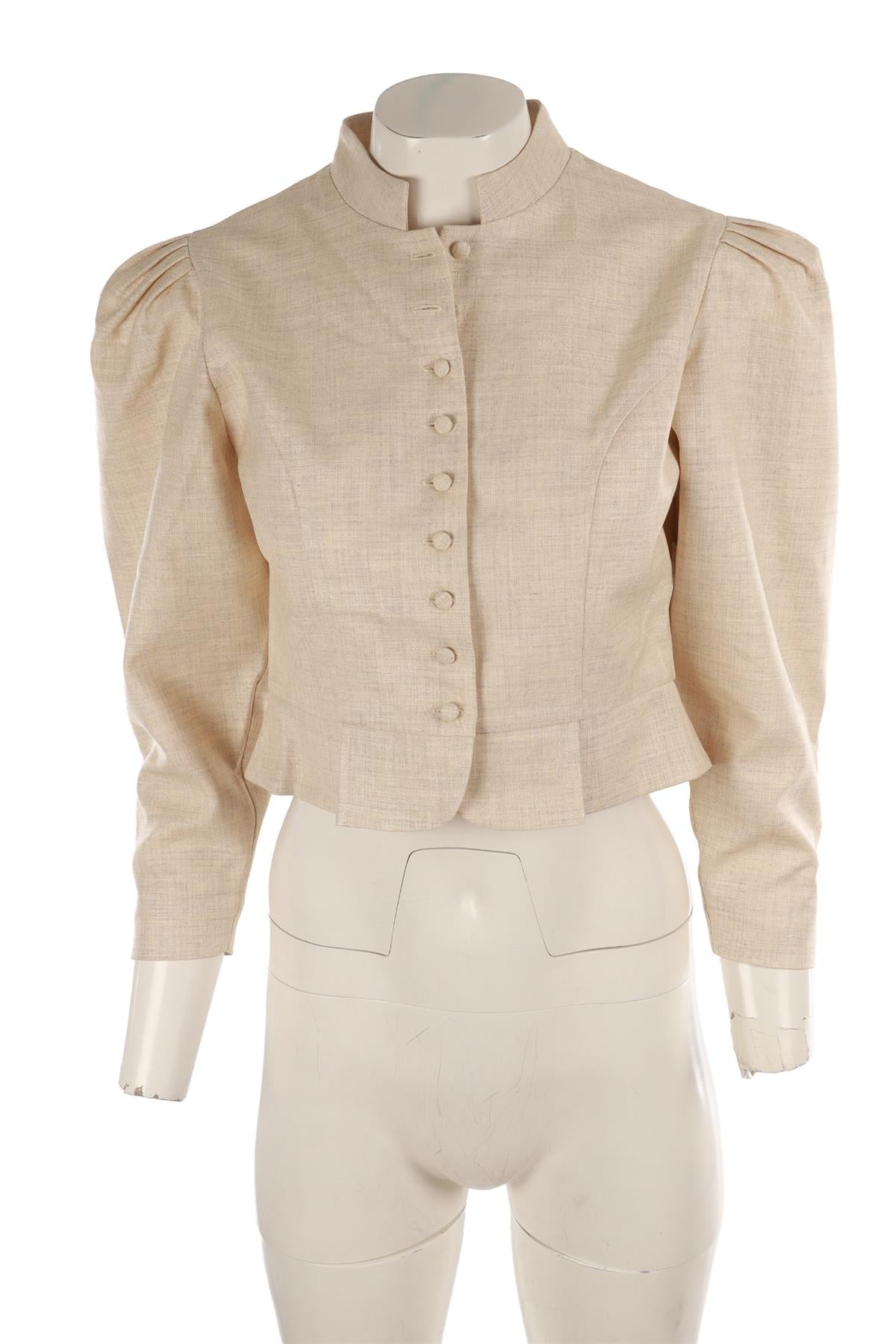 DESTREE BEIGE LINEN JACKET SMALL