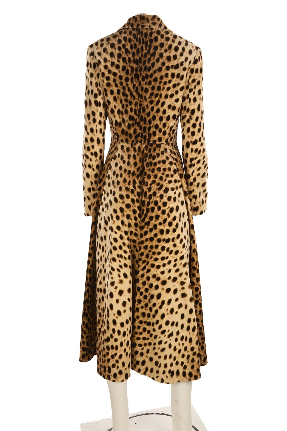 ALAÏA BEIGE COTTON COAT FR 42 UK 14