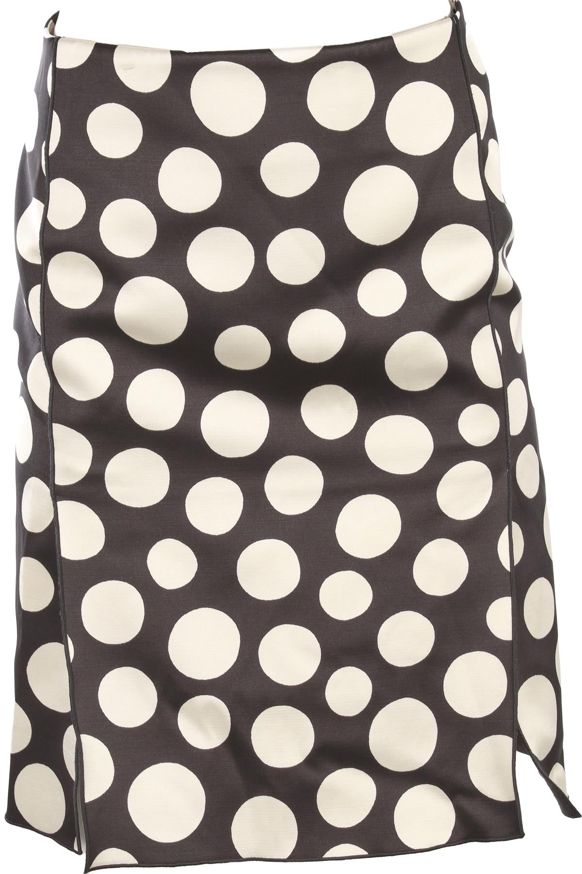 CELINE MULTI SILK MIDI SKIRT FR 36 UK 8