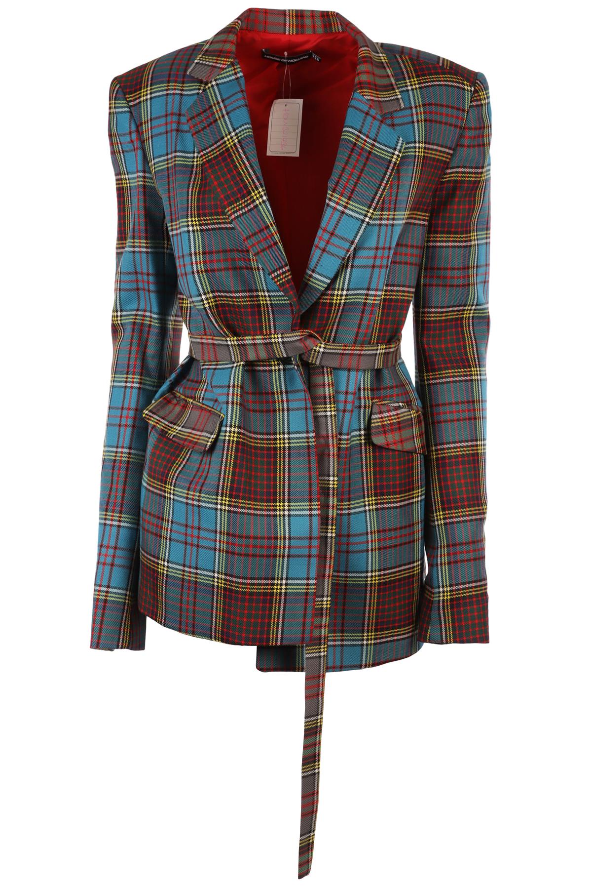 HOUSE OF HOLLAND BLUE WOOL BLAZER UK 8